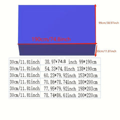Soft Layered Fitted Sheet Deep Pocket Bedding Mattress Cover