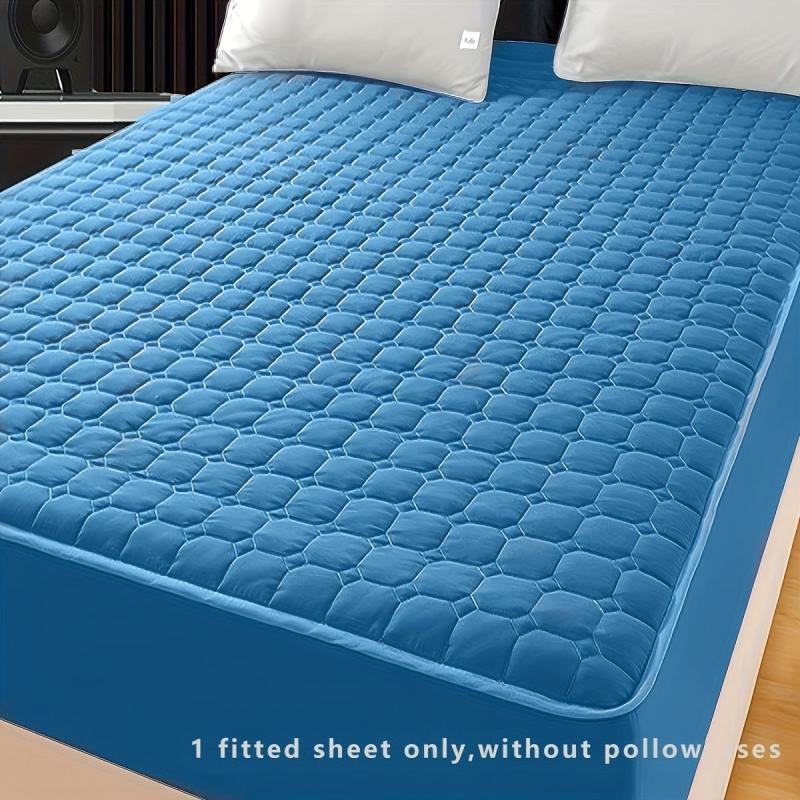 Soft Layered Fitted Sheet Deep Pocket Bedding Mattress Cover