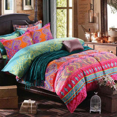 Boho Bedding Set 3pcs Duvet Cover Set for Bedroom Guest Room