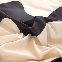 Wave Print Duvet Cover Set Soft Bedding Gift