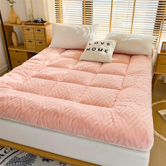 Soft Milk Fleece Lamb Velvet Mattress Pad for Bedroom