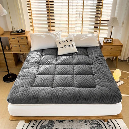 Soft Milk Fleece Lamb Velvet Mattress Pad for Bedroom