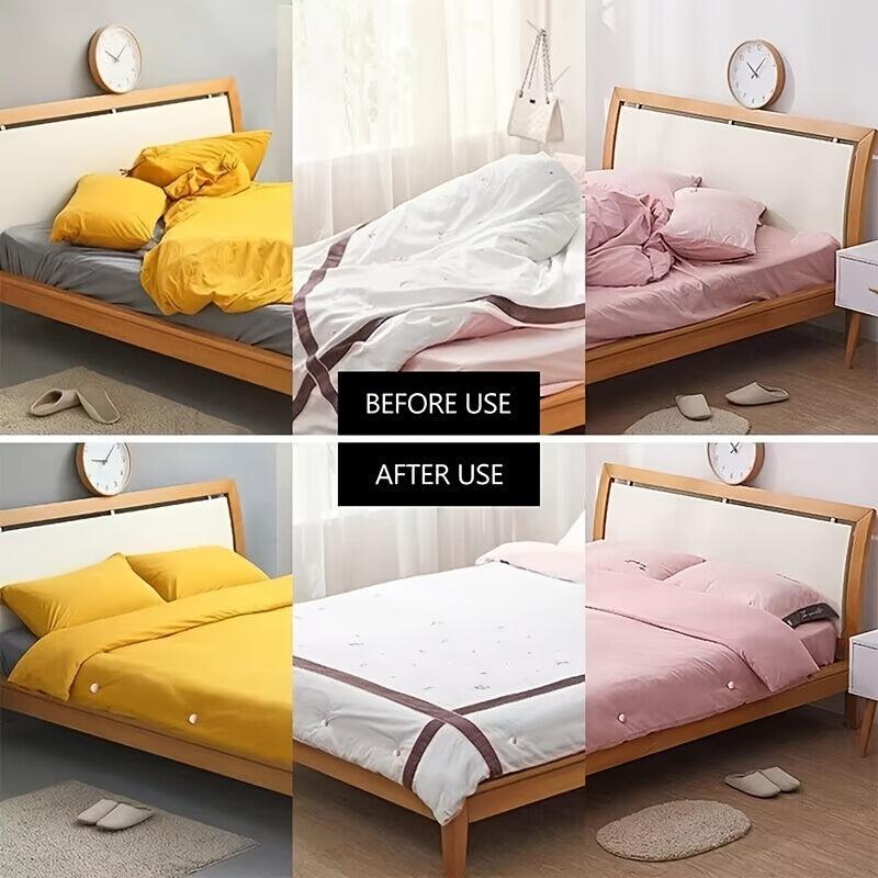 4pcs Anti Slip Bed Sheet Clips Duvet Cover Fastener Secure Hold Quilt Blanket