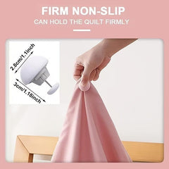 4pcs Anti Slip Bed Sheet Clips Duvet Cover Fastener Secure Hold Quilt Blanket