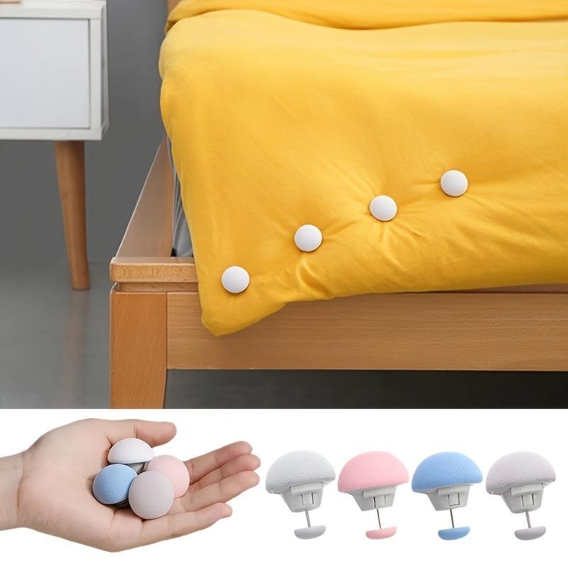 4pcs Anti Slip Bed Sheet Clips Duvet Cover Fastener Secure Hold Quilt Blanket