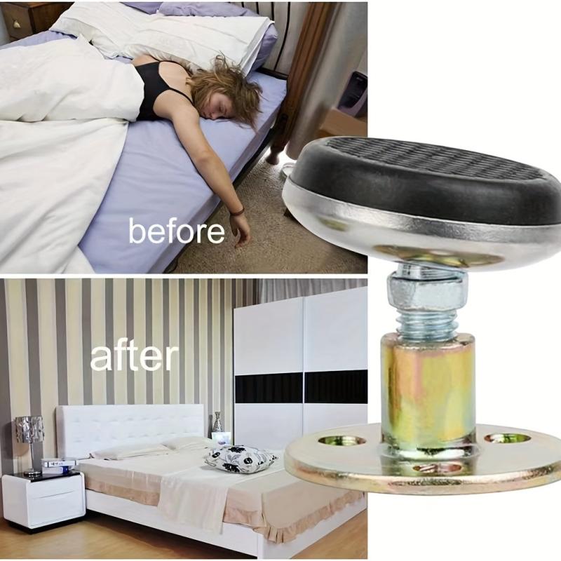 4pcs Punch Anti-collision Bedside Fixer Adjustable Support