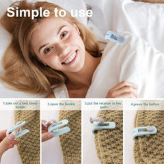 6pcs Non slip Duvet Quilt Blanket Clips Plastic Fastener Clip Bed Cover Fixer