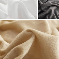 3pc Soft Velvet Duvet Cover Set with Matching Pillow Cases