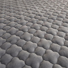 Soft Gray Velvet Fitted Sheet with Deep Pocket - Bedroom Hotel Dorm Decor