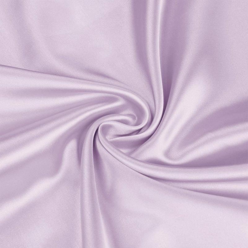 2pcs Gray Satin Pillowcase Set for Hair & Skin, Bedroom/Dorm Room, No Insert