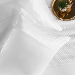 Satin Solid Pillowcase Soft Pillow Cover Envelope Closure Bedroom Bedding