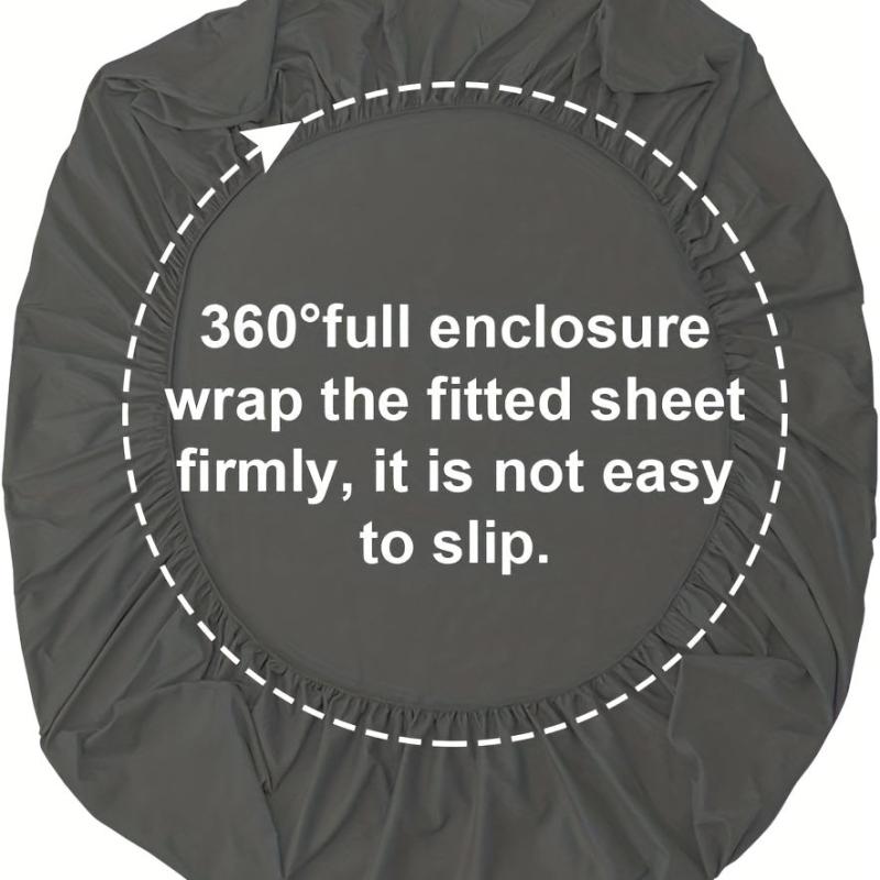 Soft Microfiber Fitted Sheet Deep Pockets Easy Care Shrink & Fade Resistant