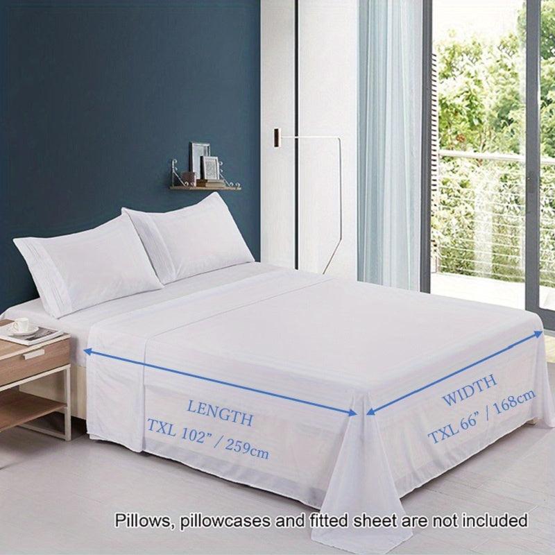 Solid Flat Sheet for Bedroom Guest Room Hotel
