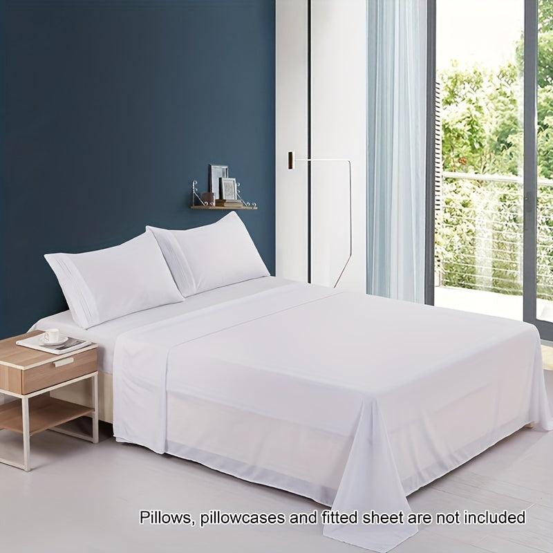Solid Flat Sheet for Bedroom Guest Room Hotel