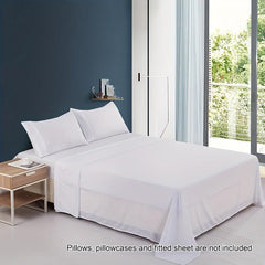 Solid Flat Sheet for Bedroom Guest Room Hotel