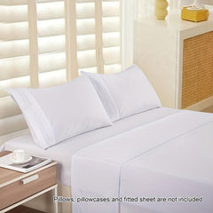 Solid Flat Sheet for Bedroom Guest Room Hotel