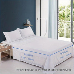 Solid Flat Sheet for Bedroom Guest Room Hotel