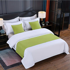 Luxury Brocade Jacquard Bed Runner for Bedroom Living Room Hotel Decor