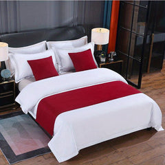 Luxury Brocade Jacquard Bed Runner for Bedroom Living Room Hotel Decor