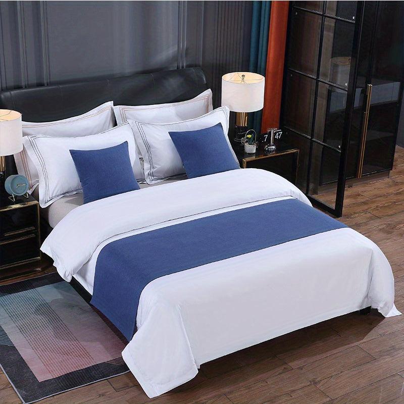 Luxury Brocade Jacquard Bed Runner for Bedroom Living Room Hotel Decor