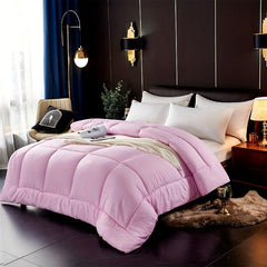 All Seasons Comforter Solid Quilted Bedding Soft Comfortable
