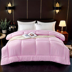 All Seasons Comforter Solid Quilted Bedding Soft Comfortable