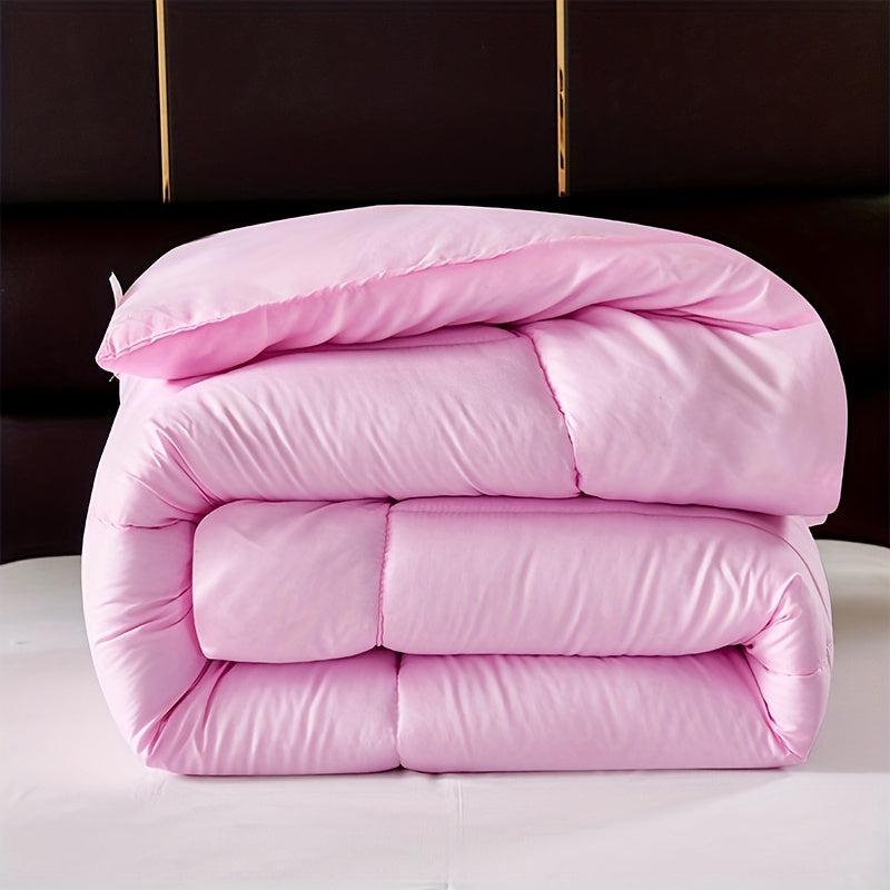 All Seasons Comforter Solid Quilted Bedding Soft Comfortable