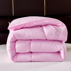 All Seasons Comforter Solid Quilted Bedding Soft Comfortable