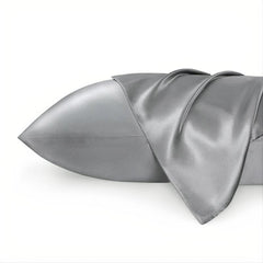 2pcs Satin Pillowcase Soft Pillow Case Envelope Closure Living Room Home Decor