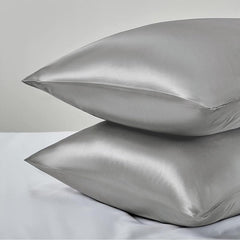 2pcs Satin Pillowcase Soft Pillow Case Envelope Closure Living Room Home Decor