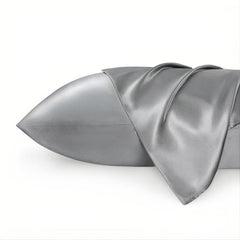 2pcs Satin Pillowcase Soft Pillow Case Envelope Closure Living Room Home Decor