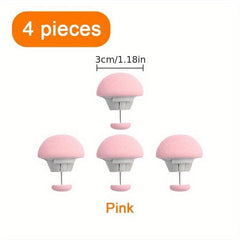 4pcs Mushroom Quilt Holder Bed Sheet Grippers Home Sleep Supplies Clips