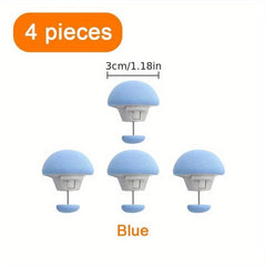 4pcs Mushroom Quilt Holder Bed Sheet Grippers Home Sleep Supplies Clips