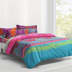 Boho Print Brushed Duvet Cover Soft Comfortable No Core No Pillowcase