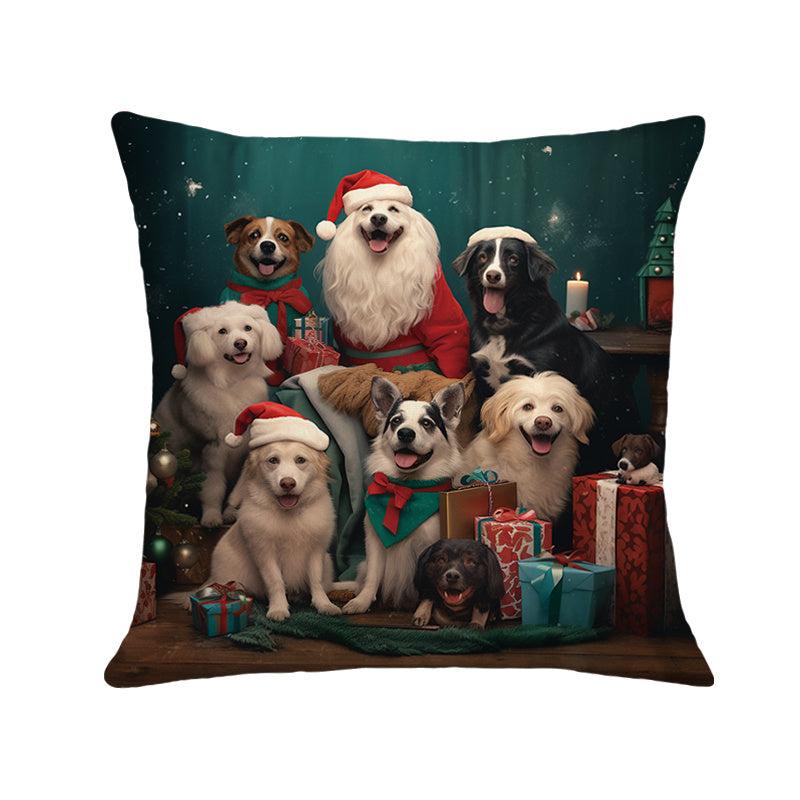 Christmas Carnival Throw Pillow Case Modern Style