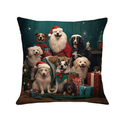 Christmas Carnival Throw Pillow Case Modern Style
