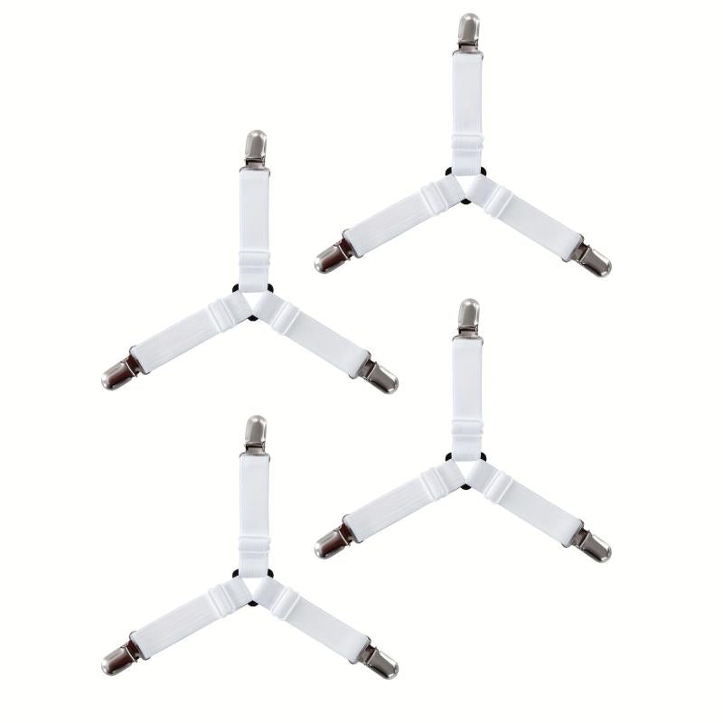 4pcs Adjustable Bed Sheet Fixing Clip Non-slip Tent Fixer