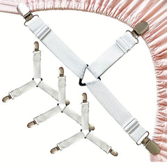 4pcs Adjustable Bed Sheet Fixing Clip Non-slip Tent Fixer