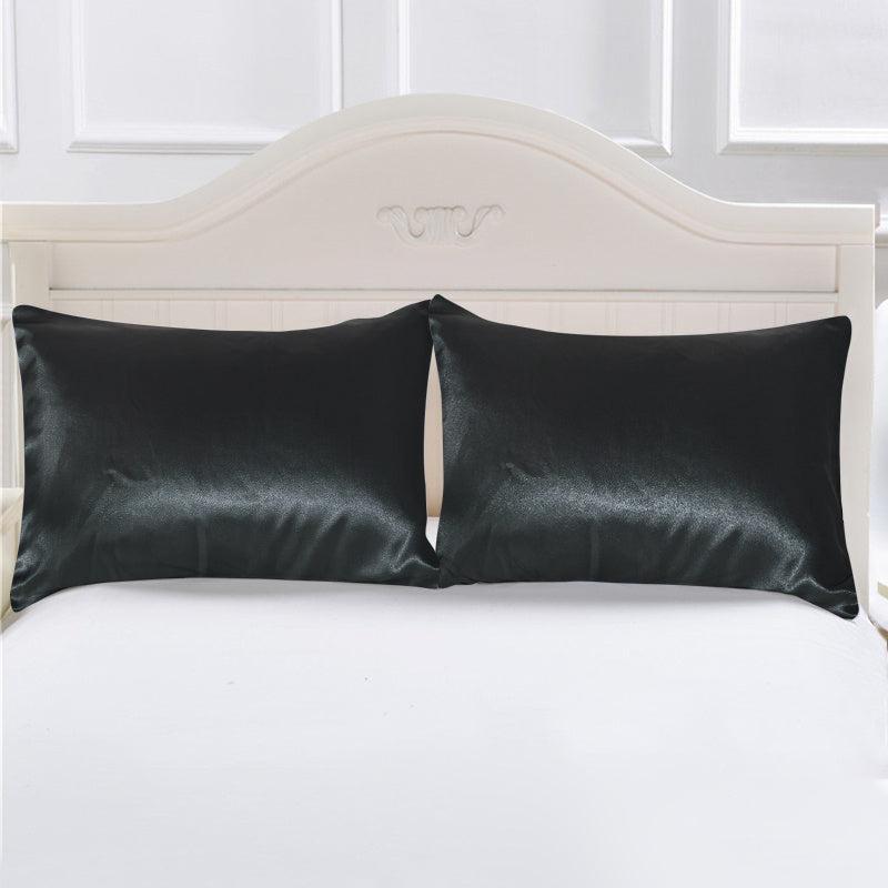 2pcs Satin Pillowcase - Soft and Breathable for Home Decor and Comfortable Sleep