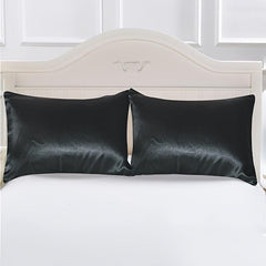 2pcs Satin Pillowcase - Soft and Breathable for Home Decor and Comfortable Sleep