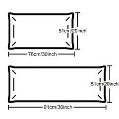 2pcs Satin Pillowcase - Soft and Breathable for Home Decor and Comfortable Sleep
