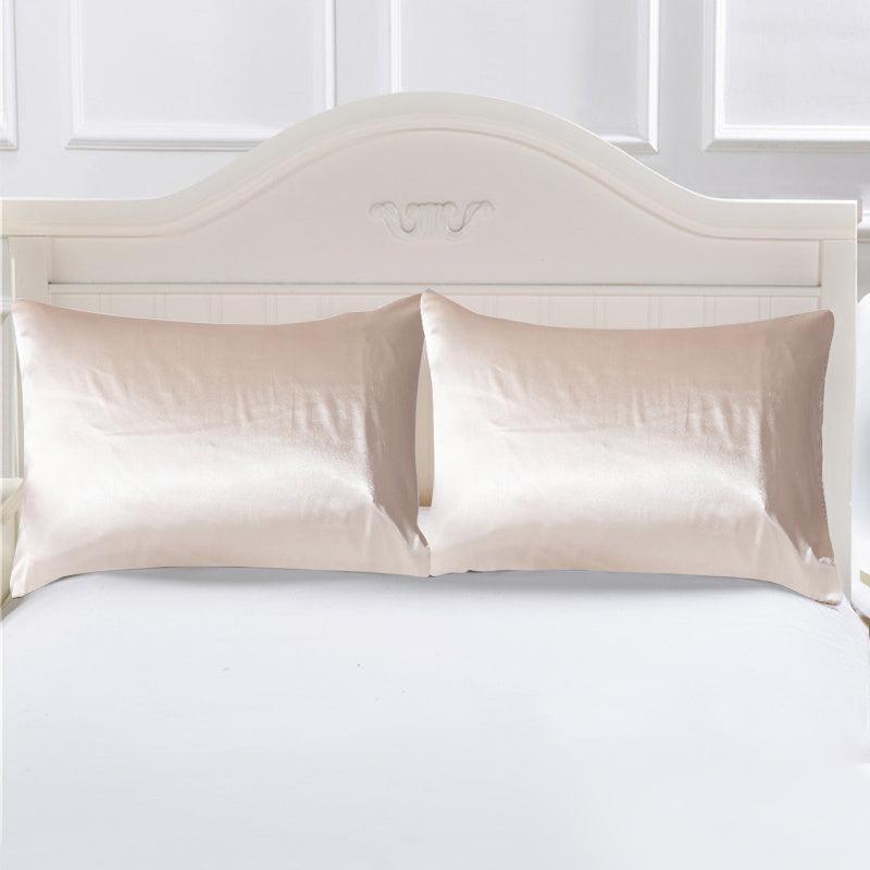 2pcs Satin Pillowcase - Soft and Breathable for Home Decor and Comfortable Sleep
