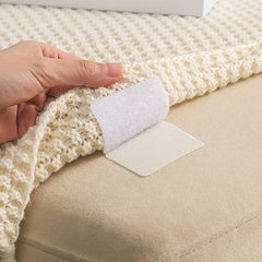 4pcs Bedspread Fixer Invisible Non-slip Sticker Self-adhesive Magic Sticker