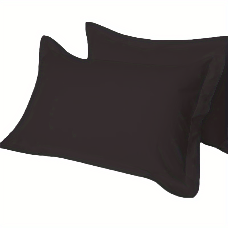 2pcs Microfiber Pillowcases Soft Stain Resistant Pillow Cover