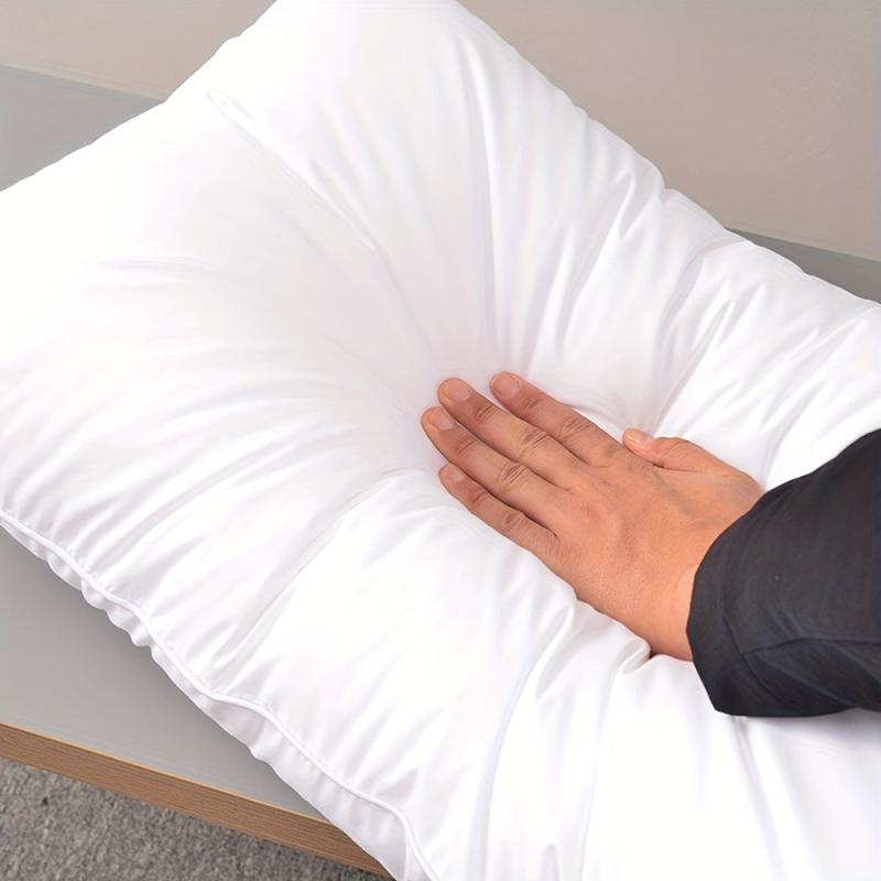 Goose Feathers And Down Pillow Inserts 100 Cotton Fabric Bed Sleeping