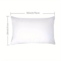Goose Feathers And Down Pillow Inserts 100 Cotton Fabric Bed Sleeping