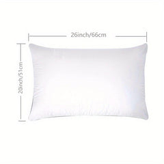 Goose Feathers And Down Pillow Inserts 100 Cotton Fabric Bed Sleeping
