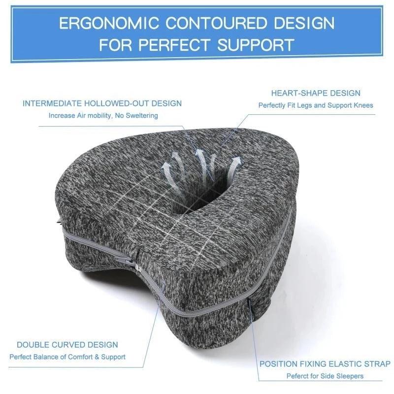 Orthopedic Leg Pillow Memory Cotton Support Between Legs Soft Bedding
