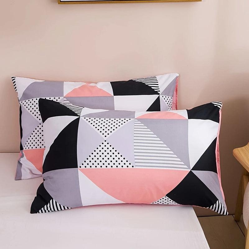 Frosted Printed Duvet Cover Set for Anniversary Night