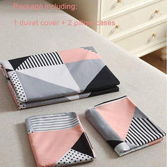 Frosted Printed Duvet Cover Set for Anniversary Night